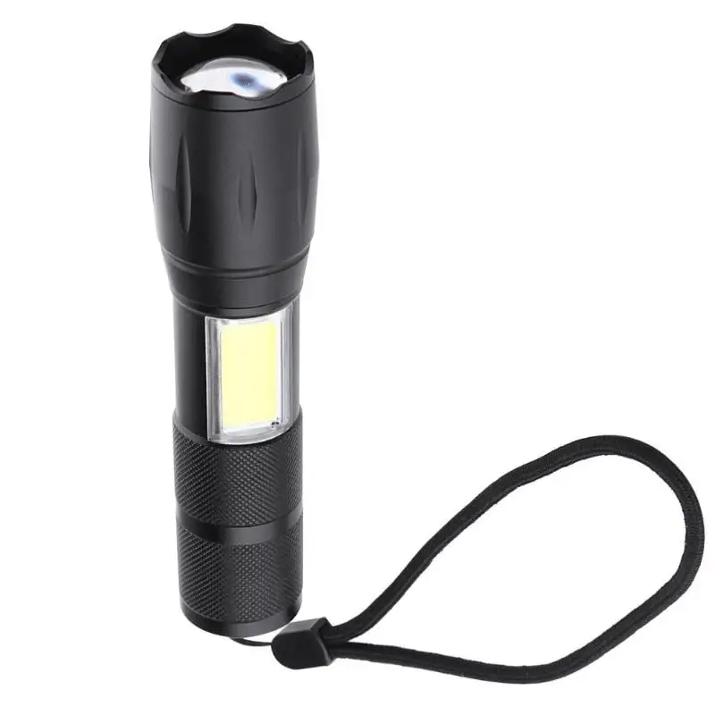 2018 Powerful Pen Torch Lamp Waterproof Aluminum Alloy Zoomable T6+ COB