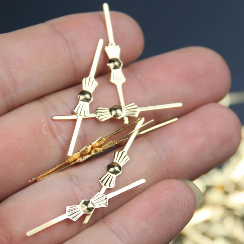 Chandelier Parts Lamp Crystal Prism Bead DIY Connector Pins Buckle Butterfly Bowtie DIY Accessories 100Pcs