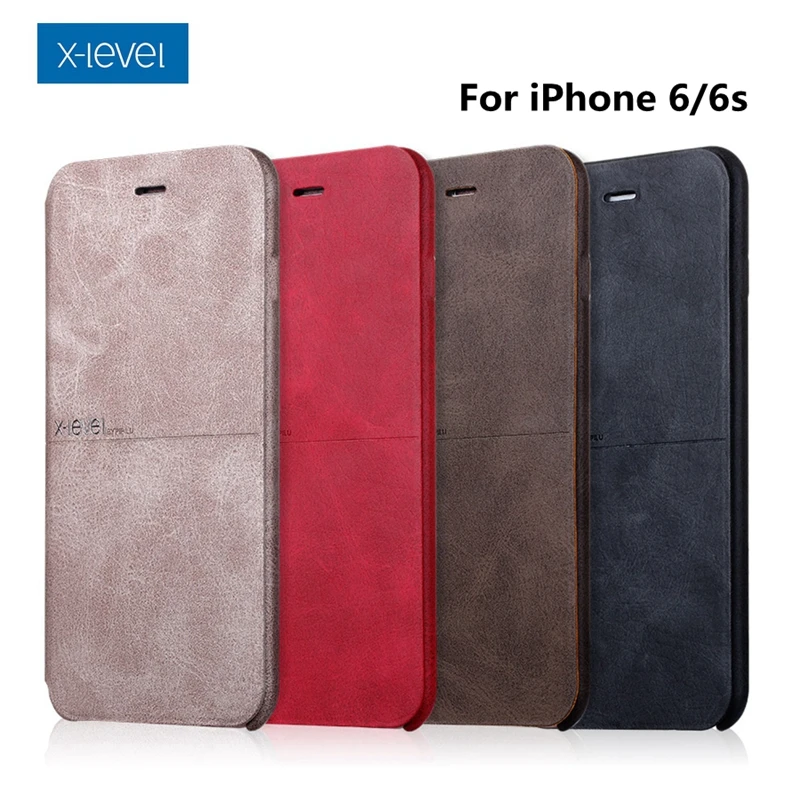Luxury X Level Extreme Series High quality Retro Classic Leather Case For iPhone 7 7 Plus