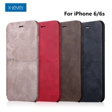 Luxury X-Level Extreme Series High-quality Retro Classic Leather Case For iPhone 7 7 Plus 6s 6s Plus