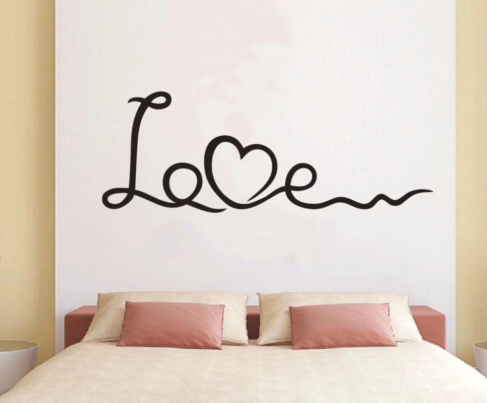 vinilo pared decorativo love wall stickers love words quotes bedroom decor wall sticker sweet home decoration adesivo ny 351