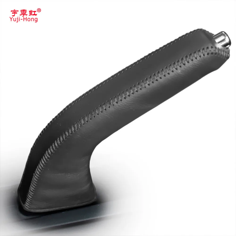 Car Handbrake Covers Case for Mitsubishi Lancer EX Outlander 2013 Genuine Leather Handbrake Grips Cover