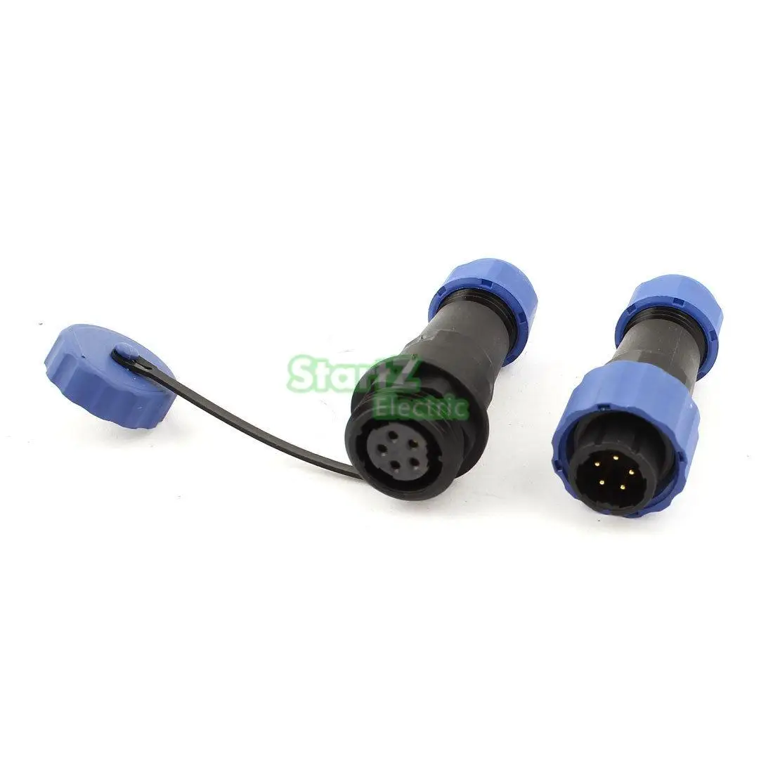 

5 Pin Pair Waterproof Aviation Cable Connector Plug w Socket IP68 SP13-5