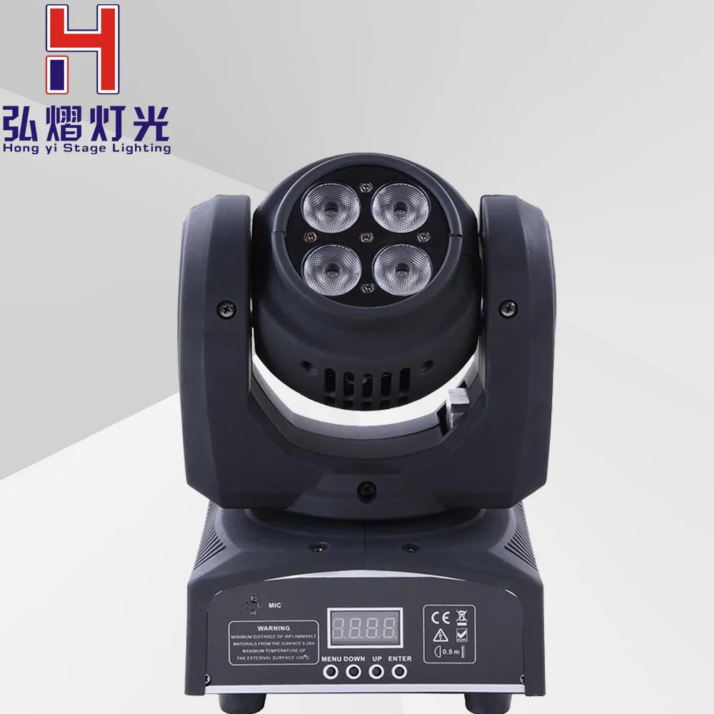 

Mini Led 4X10W+1x10W Double Face Moving Head Spot Light Stage Disco Dj Dmx Lamp Strobe Show Party Sound Color Music
