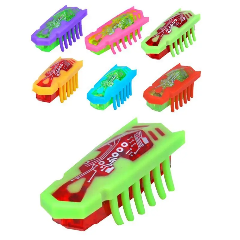 

Powered Fast Moving Micro Hex bug Robotic Bug Entertaining Your Pets Cats-Go-Crazy Electronic Insect Children Practical Joke Toy