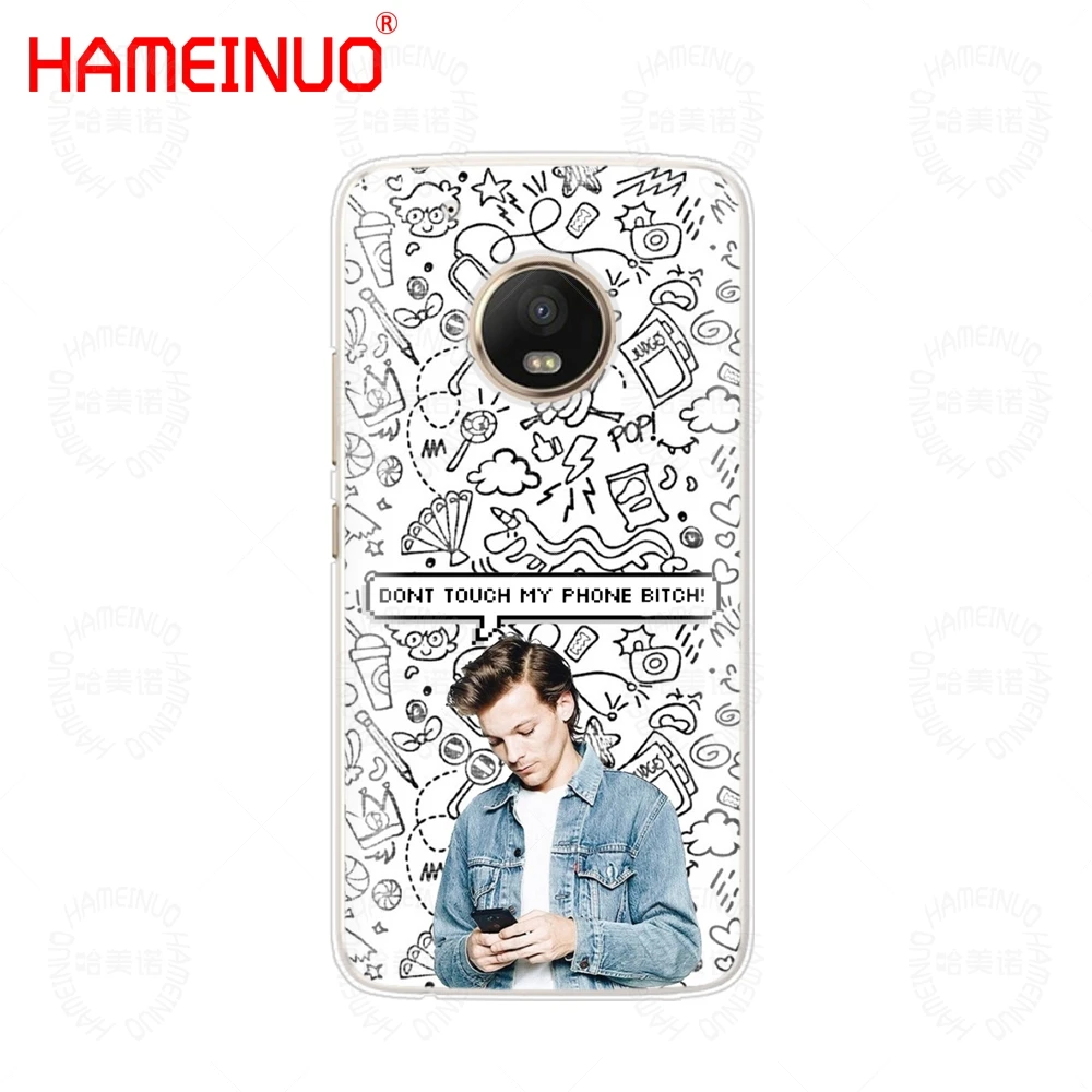 HAMEINUO One Direction 1d Louis Tomlinson case phone cover For Motorola Moto X4 E4 C G6 G5 G5S G4 Z2 Z3 PLAY PLUS