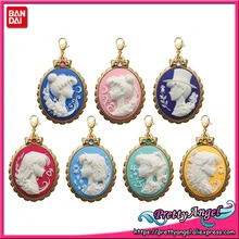 Bandai Сейлор Мун 20th anniversary Gashapon подвеска с камеей талисман Pandent bisuhujo Senshi Сейлор Мун брелок