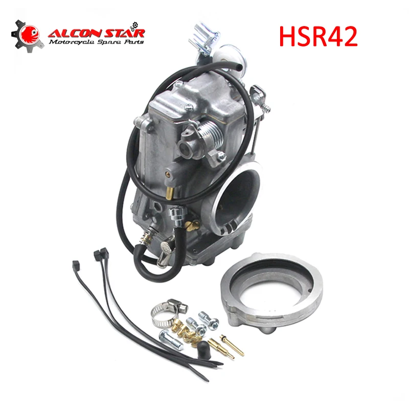 Alconstar-Mikuni HSR hsr42мм мотоциклетный карбюратор 42 мм карбюратор для Harley TM42-6P EVO двойная камера Evolu XLH1000 XLH883