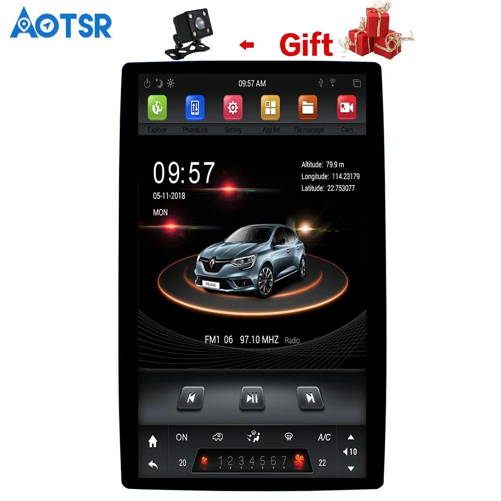 

Tesla 12.8" Android 8.1 4G+32GB Universal Car DVD Player GPS For Toyota/Nissan/Kia/Chevrolet/Ford/Lexus multimedia car radio ISP