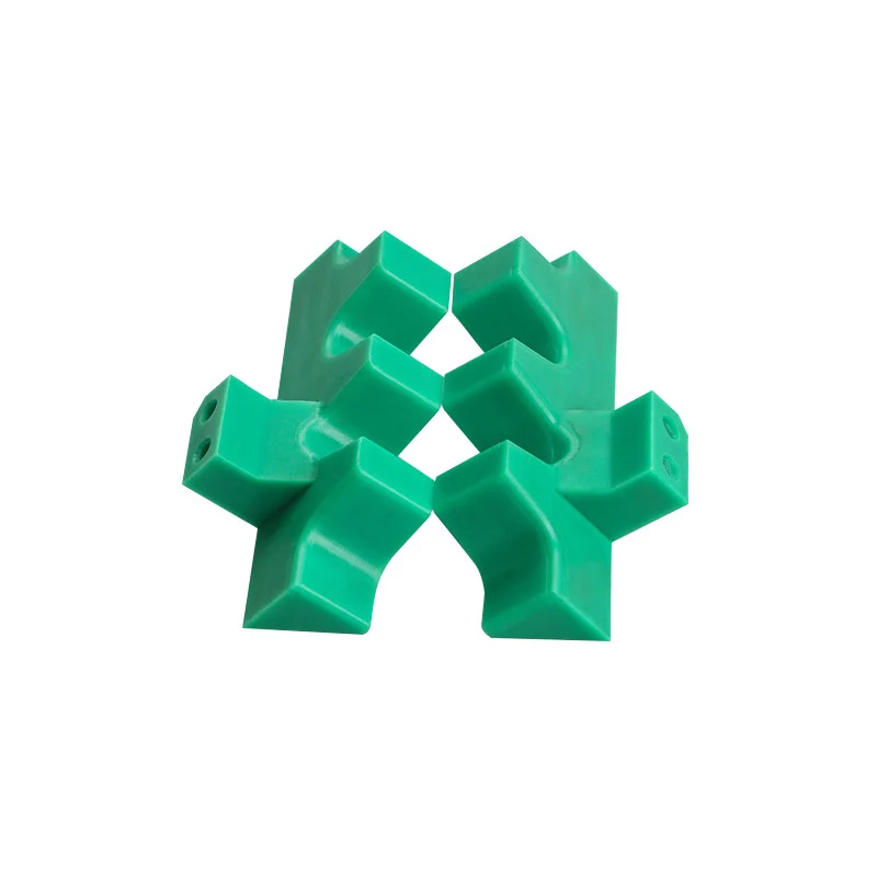 Custom green/blue/brown PTFE CNC machined parts Custom green/blue/brown PTFE CNC machined parts