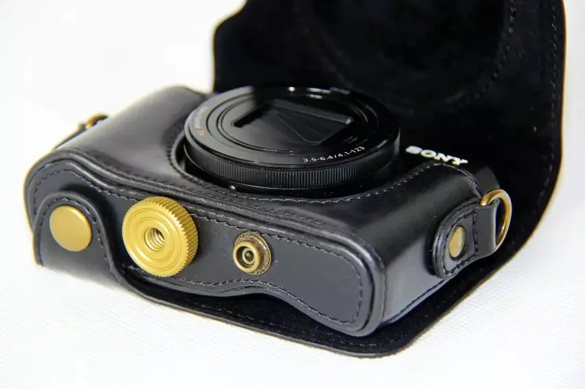 camera handbag New Retro Vintage Pu Leather Camera Case Bag for Sony HX90 WX500 HX90V with Strap camera bag crossbody