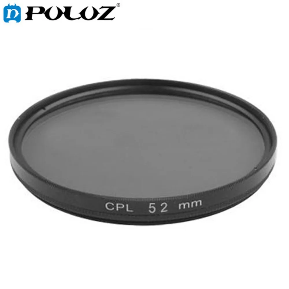 PULUZ S DAL 0651 Free Shipping 52mm Circular Polarizing CPL lens filter