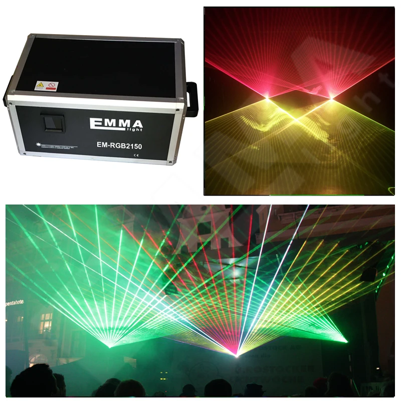 Новый RGB DMX Лазерного 3D Проектор Линии Луча Эффект Дистанционного DJ Оборудование