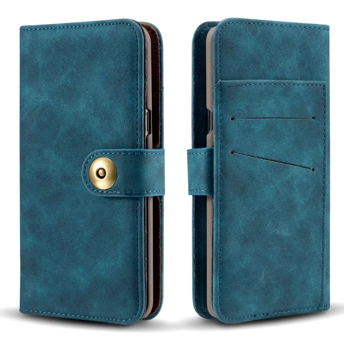 

Removable Leather Cover for Iphone X XR XS MAX 8 7 6S Plus 5S Samsung Galaxy Note 9 8 S9 S8 Plus S7 Edge Card Wallet Flip Cases