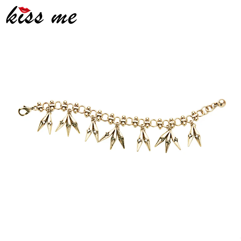 

New Arrival Handmade Alloy Rivets Vintage Bracelet Women Accessories Summer Hot Charm Bracelet