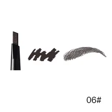 Карандаш с щеткой для бровей двухсторонний легкий в носке долговечный водонепроницаемый натуральный 2 в 1 автоматический макияж для бровей