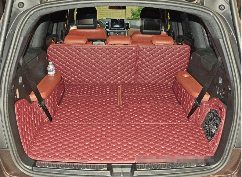 Good! Special trunk mats for Mercedes Benz GLS 350d 7seats 2018 2016