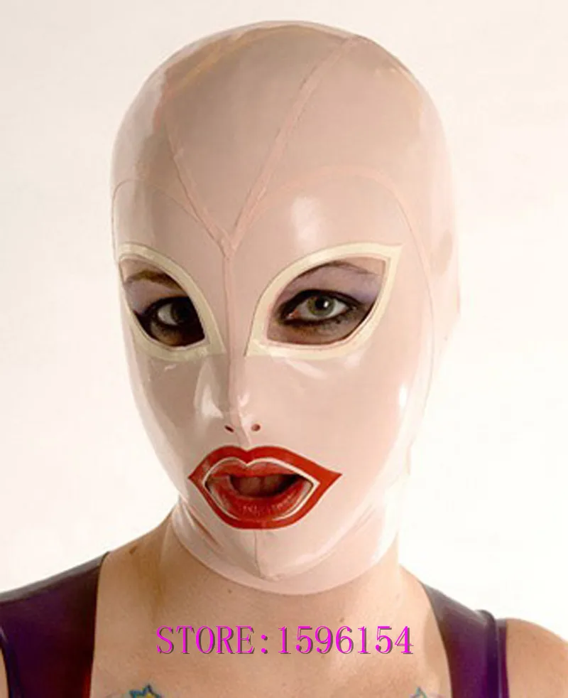 Модный детский розовый латексный Фетиш шапка Teddies Сексуальная резиновая маска для взрослых Плюс Размер Горячая Распродажа