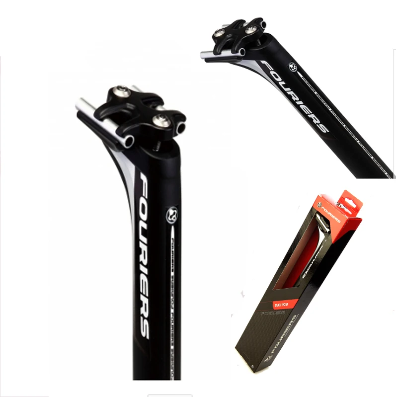 

FOURIERS SP-E002 aluminium alloy Cycling Bicycle Parts Bicycle Seat Post double screw locking seatpost 27.2/31.6mm 350/400mm