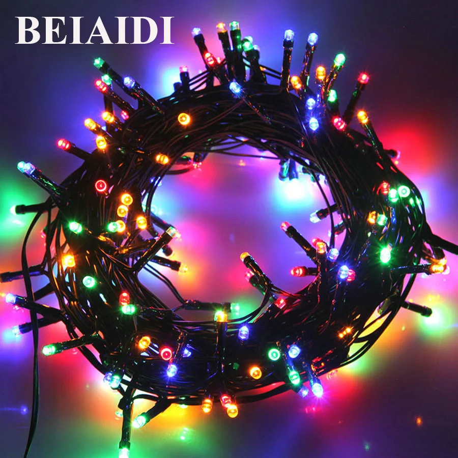 

BEIAIDI 22M 200Leds Solar Led String Light 8 Modes Solar Led string Fairy Light Outdoor Wedding Party Christmas Fairy Garland