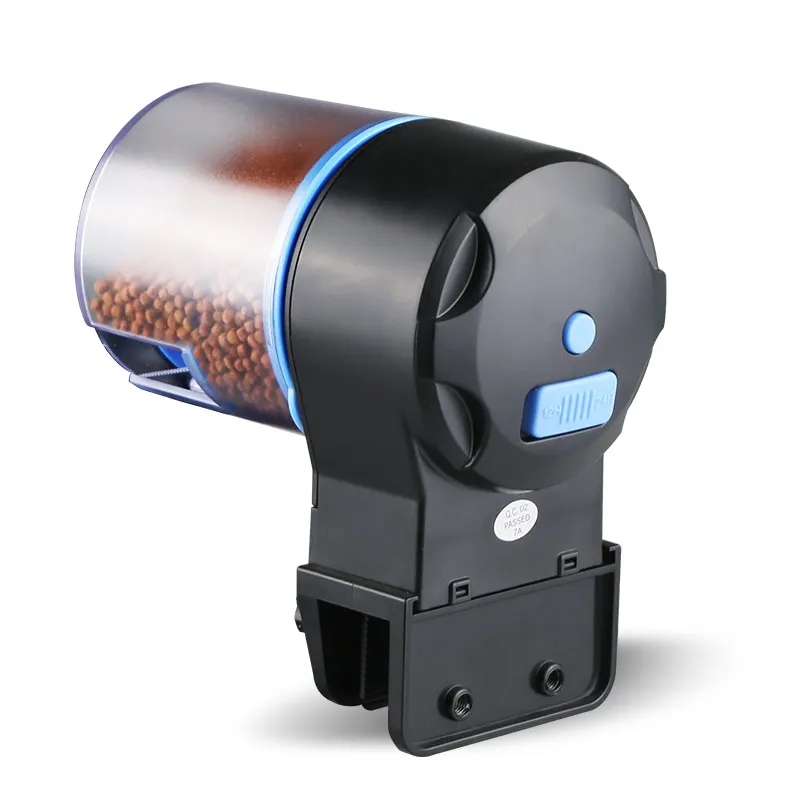 

Aquarium Automatic Fish Feeder Food Fish Tank Food Auto Timer Dispenser Adjustable Practical Output For Home
