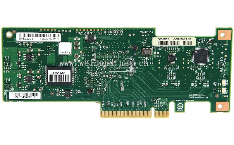  100% getestet Für M1015 SATA3 SSD 46M0861 LSI SAS9220-8i Vollständig getestet alle funktionen Gute 