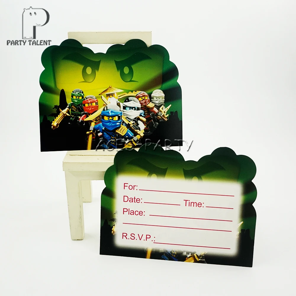 Ninjago-Invitation