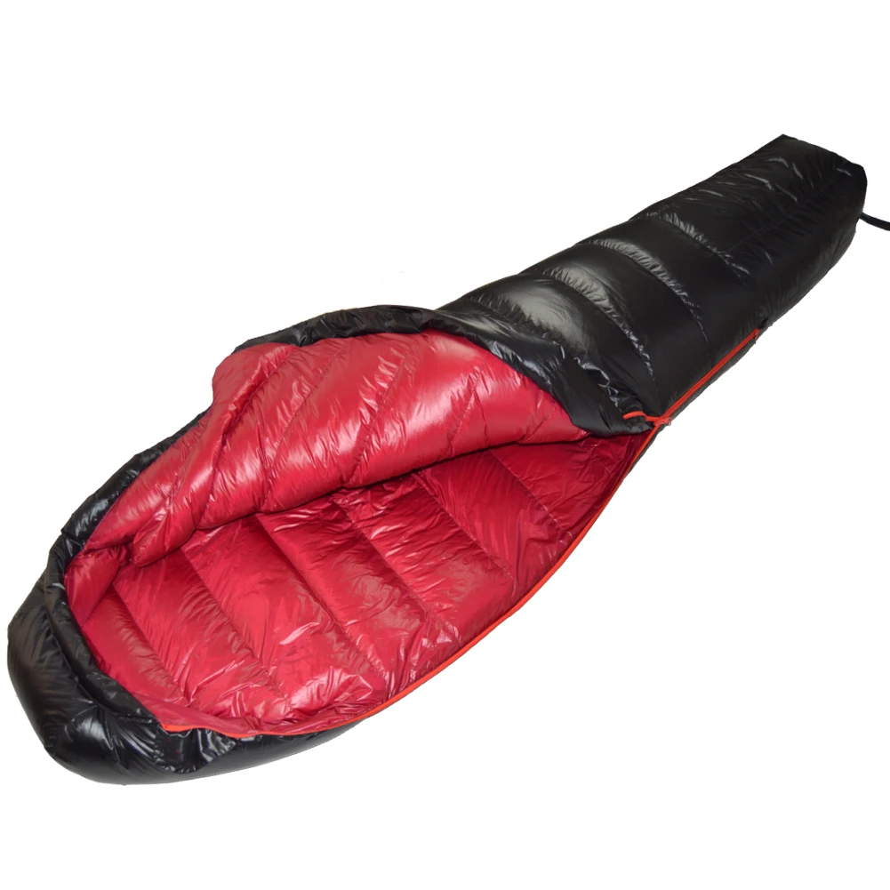 Winter Sleeping Bag Duck Down Filled 400g 600g 800g 1000g Ultralight Tent Sleeping Bag For Outdoor Camping Kiking Backpacking