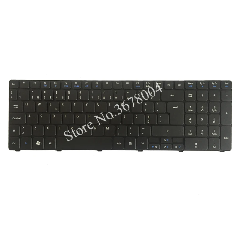 Фото Для Acer Aspire 5738 5738 г 5810 5252 7739 7739g 7739Z 7739ZG 8940 5560(15') 5560G 5253G 5250 7540G португальский PO Клавиатура ноутбука №2