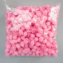 Поролоновые розы 500 шт 3,5 см искусственные поролоновые Цветочные головки DIY 20 см плюшевый мишка плесень PE Роза аксессуары в виде мишки Декор подарок на день Святого Валентина