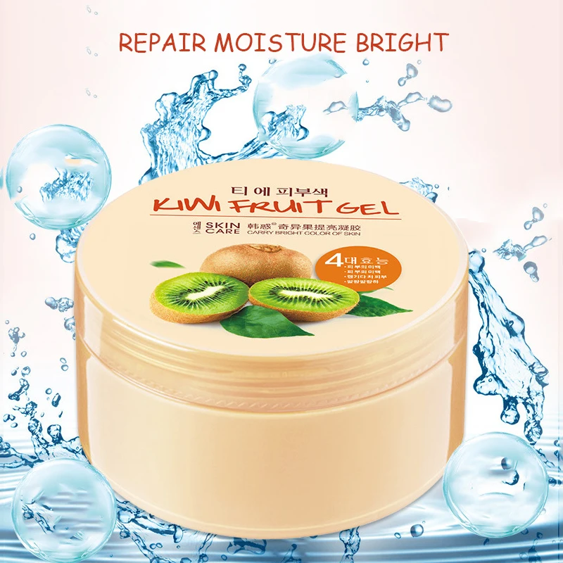 Фруктовая маска HanHuo Kiwi для лица 300 г ночная без мытья успокаивающий гель ухода за