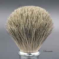 Blaireau de rasage vintage pour hommes, kit de toilettage, avec manche en résine, base en métal 4