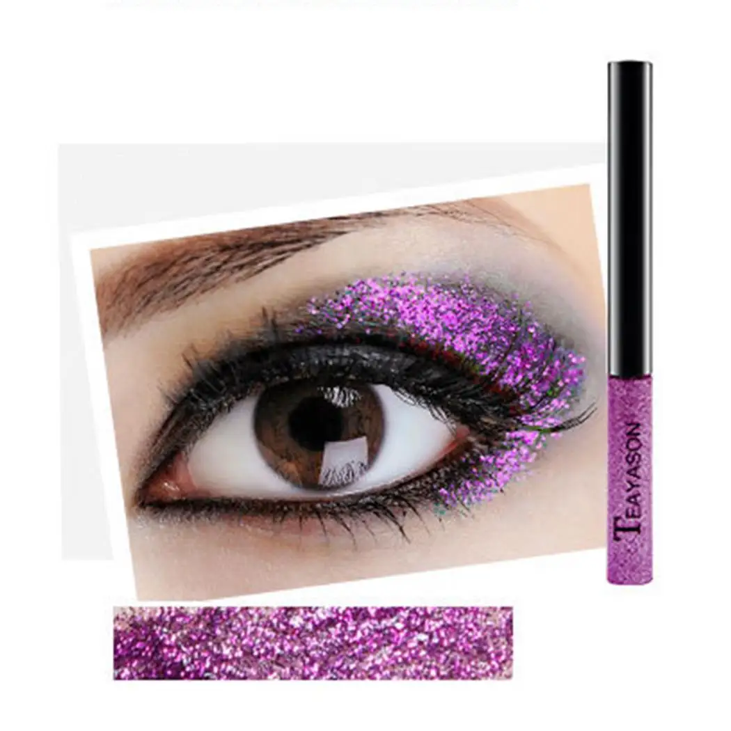 New Glitter Eyeshadow Makeup 4 Color Waterproof Shimmer and Shine Gold Silver Luminous Pigments Liquid Eye Shadow Stick |