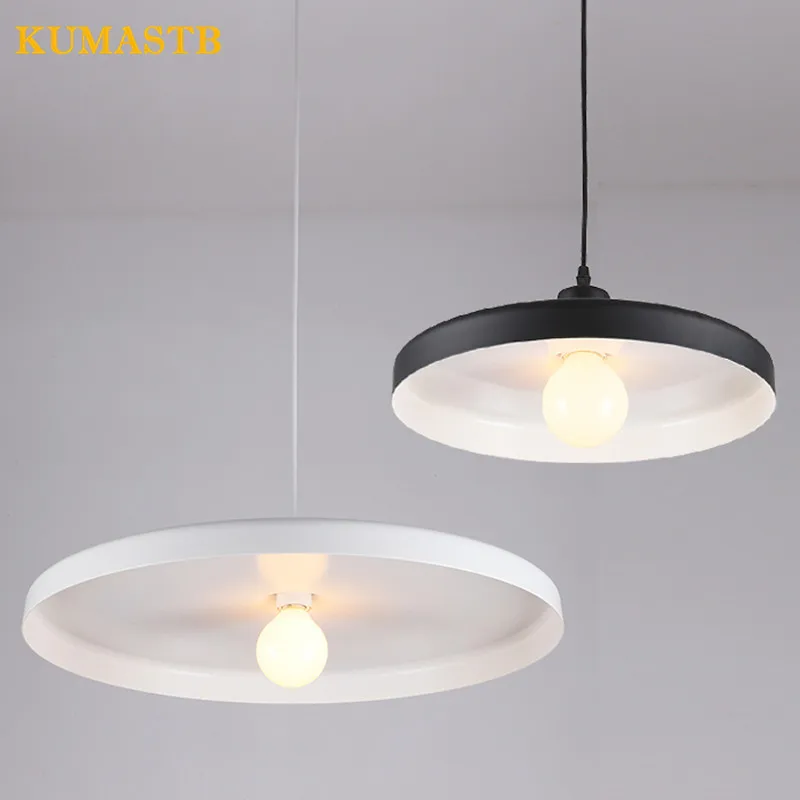 

Nordic Hotel Modern Pendant Lamp Dinning Room Cafe Hanging Pendant Lustre Designer Disc Record Pendant Light