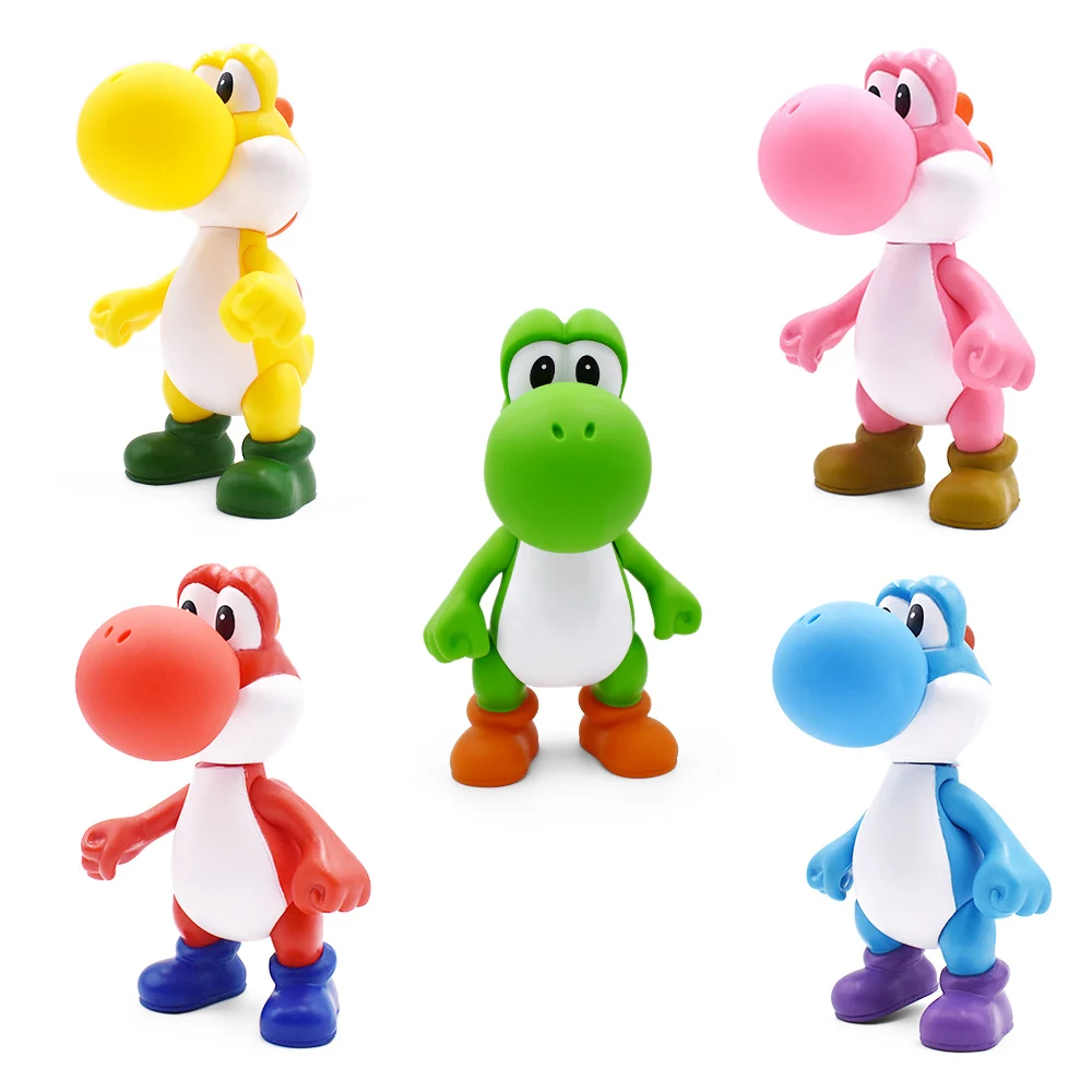 8-15cm Super Mario Figures Toys Super Mario Bros Bowser Luigi Koopa Yoshi Mario Maker Odyssey PVC Action Figure Model Dolls Toy