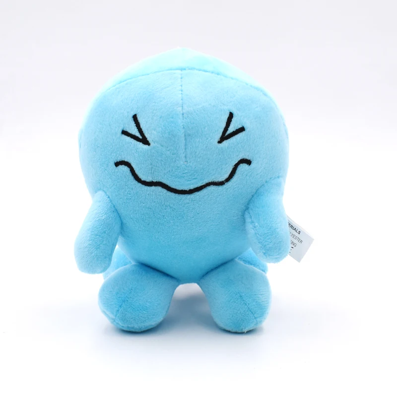 

2018 Hot Sales 13cm Anime Wobbuffet Plush Toys Cartoon Character Kawaii Soft Stuffed Animals Doll Gift for Kids Free Shipping