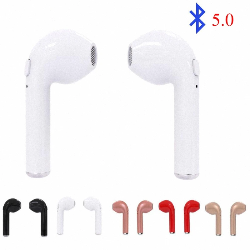 Новые I7s TWS беспроводные Bluetooth наушники с мини-зарядным боксом для Iphone X 6 7 8 plus Samsung