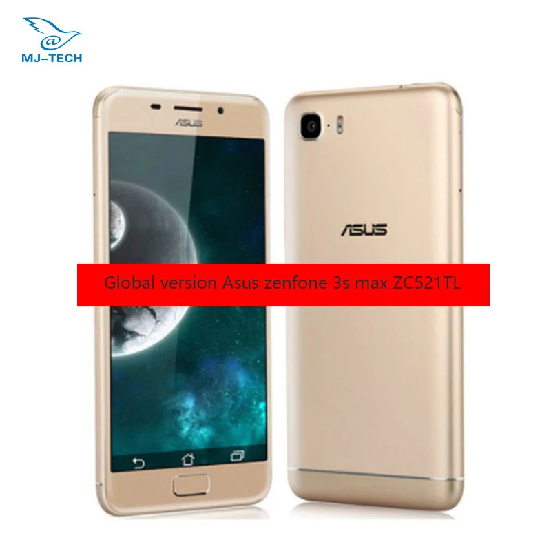 

Global version Asus zenfone 3s max ZC521TL 3GB 32GB Android 7.0 MTK6750 Octa Core 5.2 Inch Front 5000mAh Mobile phone