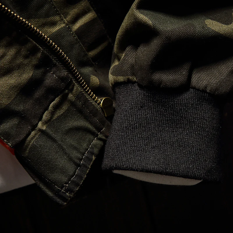 2019 COUTUDI New Mens Fashion Streetwear Camouflage Windbreakers Cotton Padded Jackets High Quality Men Clothing Hip Hop jackets