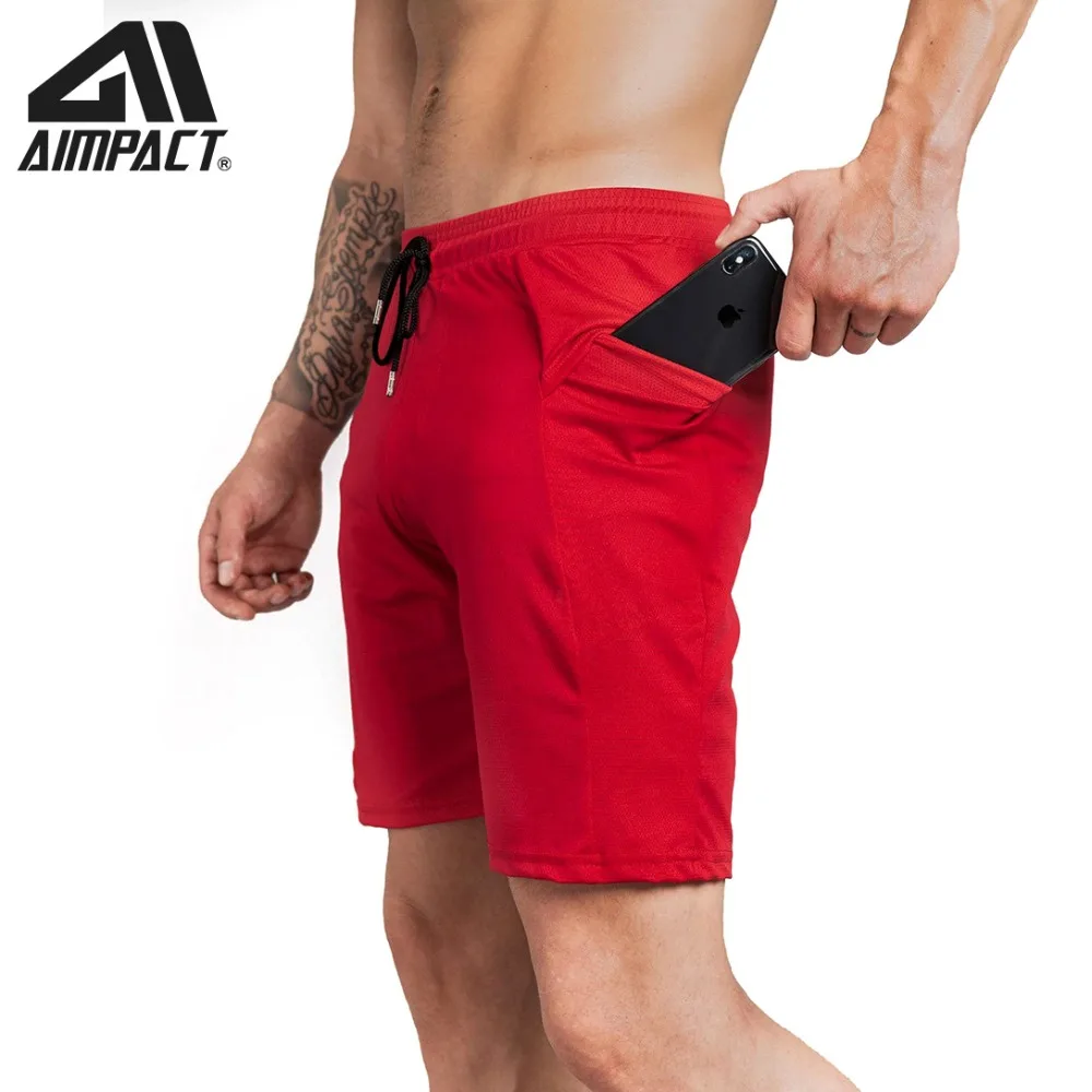 

2019New Fitness Casual Shorts for Men Bodybuilding Workout Training Gymi Trunks Male Athletic Running Track Shorts By Aimpact