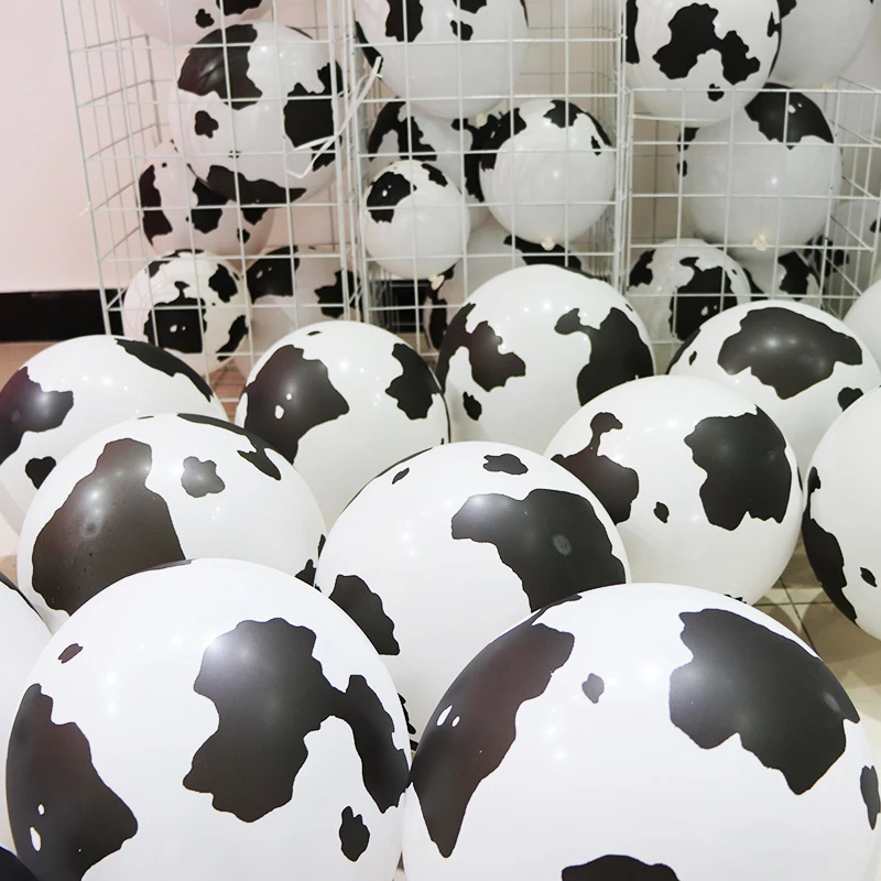 

Wholesale Cartoon Cow Balloon Party Decoration Thicken Latex Printed Balloon Child Baby Birthday Party Balloon