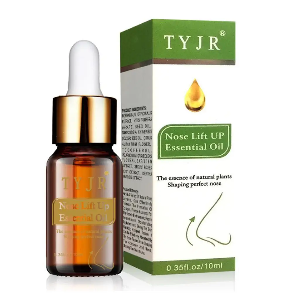 

Natural Organic 10ML Vitamin C Serum Nose Lift Up Essential Oil Hyaluronic Acid Moisturizing Anti Aging Facial Skin Care