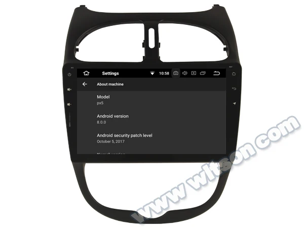 Discount WITSON Android 8.0 Octa- core (Eight-core) 4G RAM CAR DVD PLAYER GPS For PEUGEOT 206 dvd car audio car dvd gps with bluetooth 4