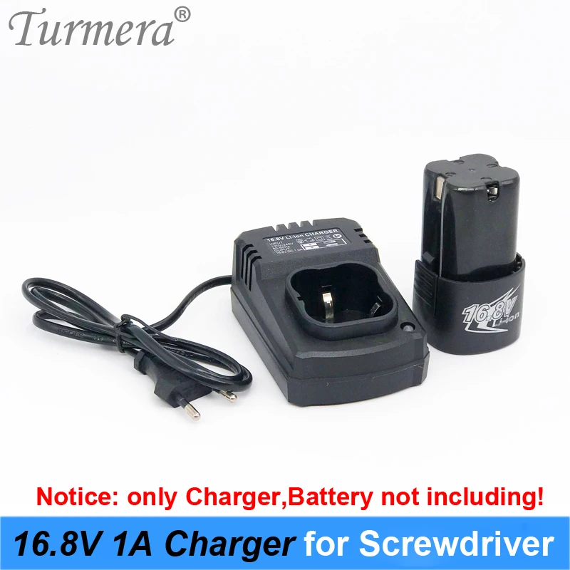 

16.8V screwdriver battery battery charger for lithium battery charger 16.8v 1a dc for screwdriver battery eu plug Turmera NEW MA