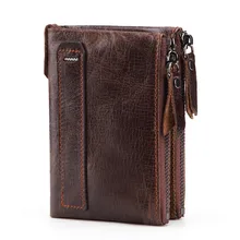 Genuine Leather Short Coin Purse Luxury Brand Men Wallet Small Zipper Men Wallet Slim Leather Wallets Clutch Male Purse for men Genuine Leather Short Coin Purse Luxury Brand Men Wallet Small Zipper Men Wallet Slim Leather Wallets Clutch Male Purse for men