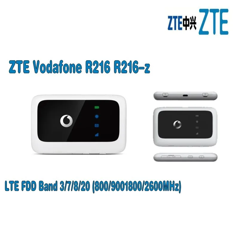 Unlocked ZTE Vodafone R216 With Antenna 4G LTE 150Mbps Mobile Hotspot Pocket Router