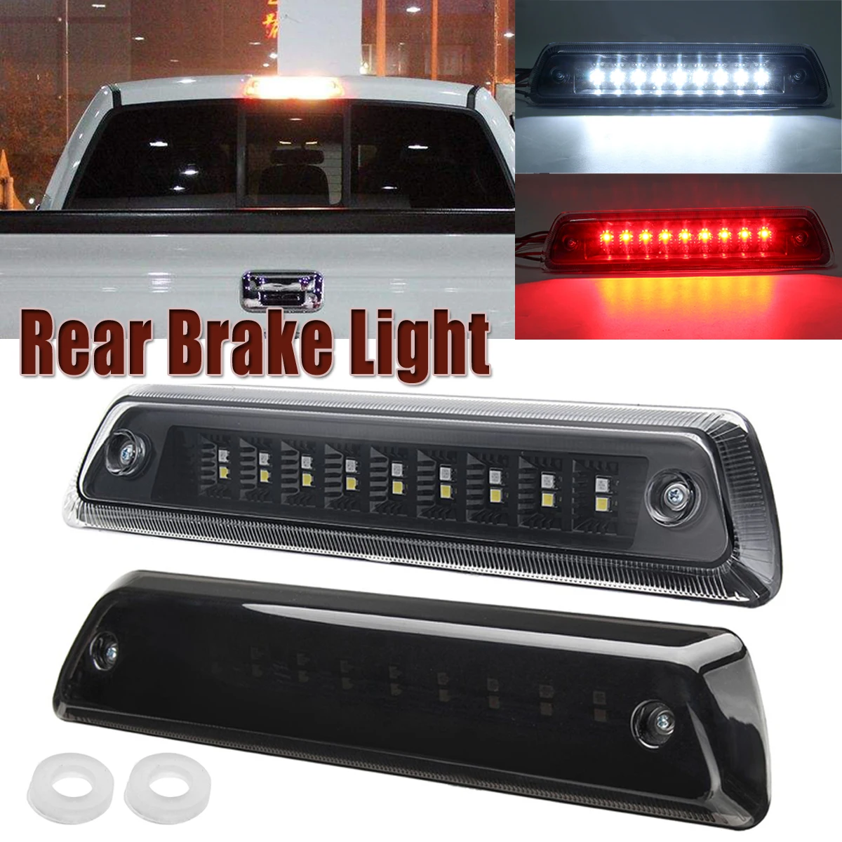 

1x Pickup Truck LED Third Rear Tail Light 3rd Brake Lamp for Ford F150 2009 2010 2011 2012 2013 2014 Car Light Accessories