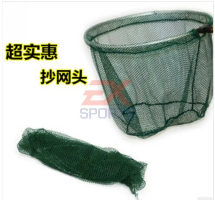 Folding Fishing Landing Net Fish Mesh Catch Tackle Head Frame (4)