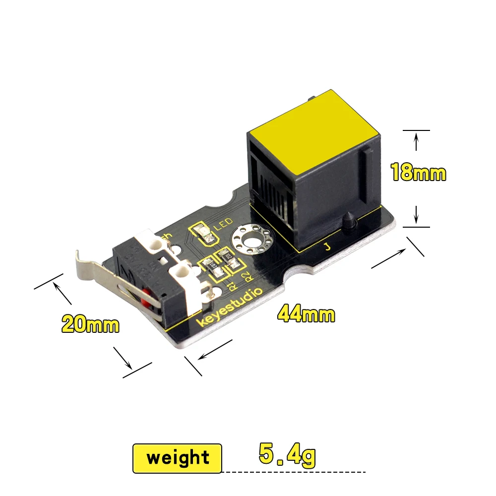 Keyestudio RJ11 легко столкновения авария Сенсор модуль для Arduino пара