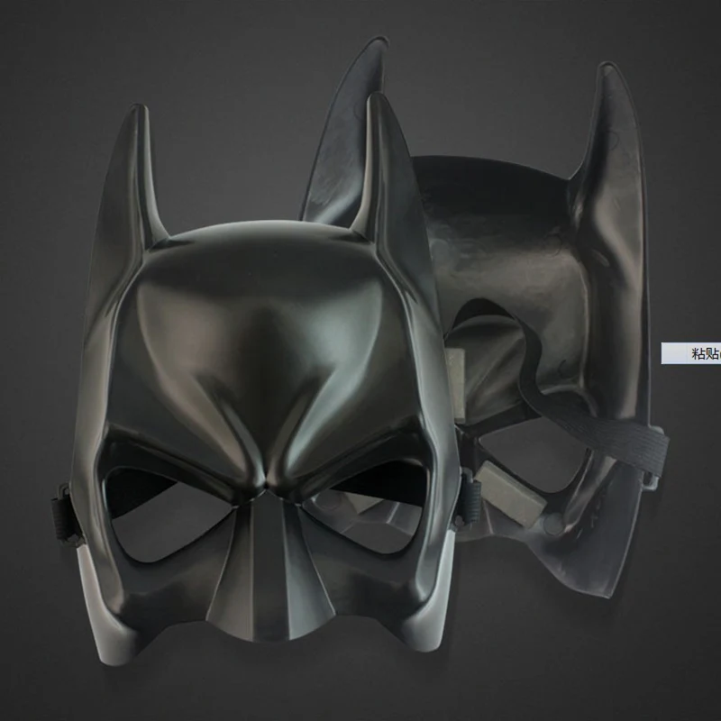 Black Batman Mask Carnival Halloween Half Face Masquerade Dressing